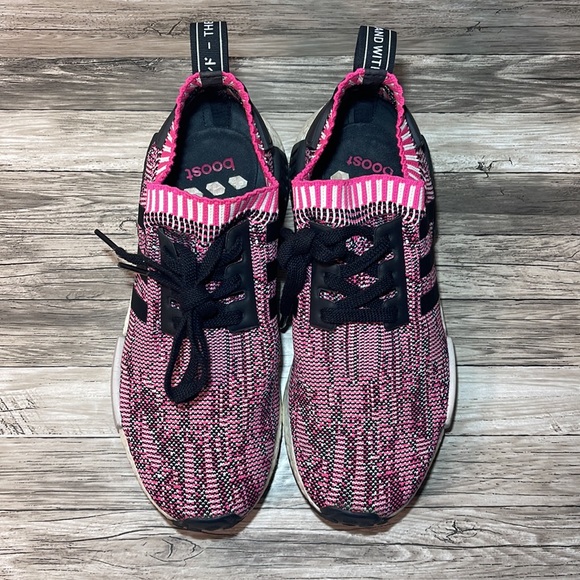 Adidas NMD R1 Primeknit Pink Rose Boost Women’s (BB2363 - Picture 8 of 11